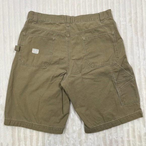 Vintage Old Navy 36 Carpenter Utility Work Painter Shorts Khaki/Tan/Beige - Picture 3 of 7